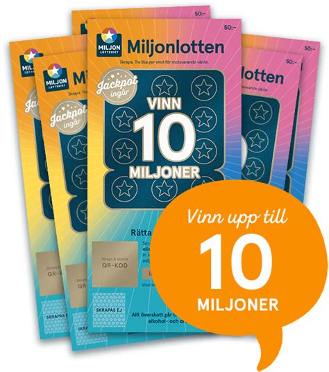 miljonlotteriet vinster